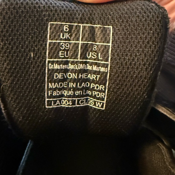 Devon Heart Doc Marten Platform Boots - Picture 3 of 6